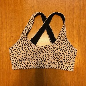 Kavala collective cheetah sports bra, size XS